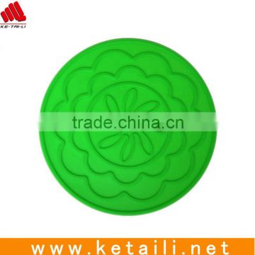 Round silicone coaster with BV Certificate