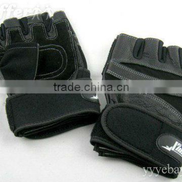 leather fitness sports exercise gloves