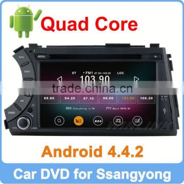 Ownice New Quad Core Android 4.4.2 car dvd gps for ssangyong kyron Cortex A9 1.6GHz CPU Support DVR OBD