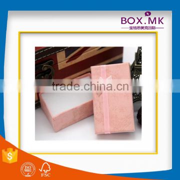 Cheaper High Quality Rectangle Pink Custom Jewelry Box