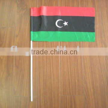 Libya hand flag