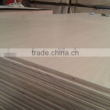 18MM E1 grade with embossment crown ash melamine laminated on combi core plwood