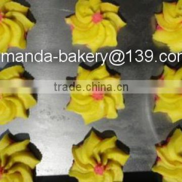 industrial tripple color cookie machine two color one filling cookie machine
