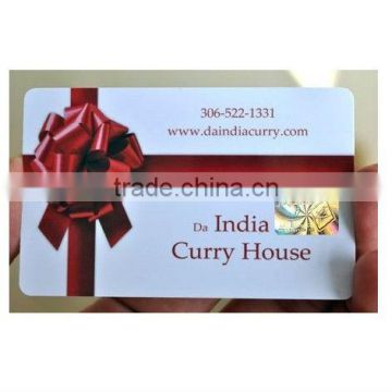 CMYK hight quality gift card