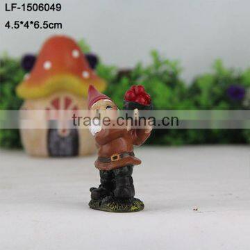 Mini resin garden gnomes ornaments wholesale