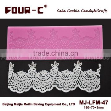 FOUR-C Lace Mould Silicone Cake Mold Cake Decoration
