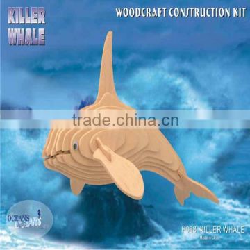 Wooden Killer Whale Toy