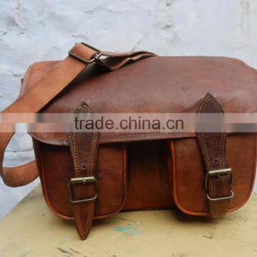 real leather camera bag/vintage style camera bag/genuine leather camera case