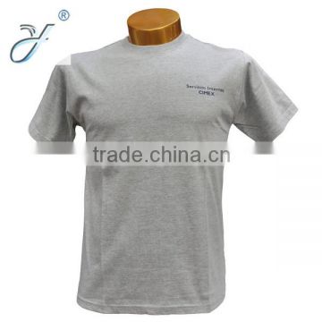 Comfortable Dry Fit Gray Short Sleeve GYM T Shirt GYM Club T Shirt