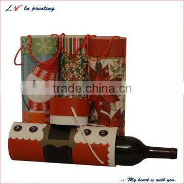 hot sale christmas wine bottle gift box made in shanghai