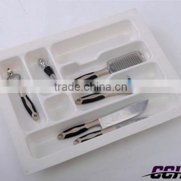 OEM plastic products manufacturer, plastic cutlery tray for sale