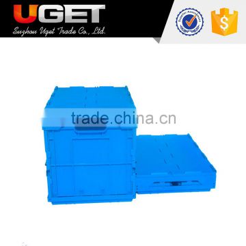 Can be recycled stackable grid handle hard plastic crate