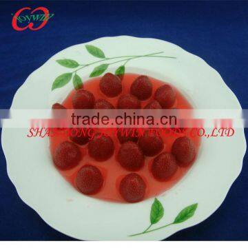 Canned strawberry E124 syrup 425ml 850ml