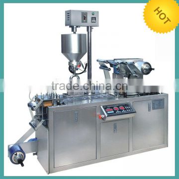 DPP80 Mini type Honey Butter Jam chocolate Automatic Blister Packing Machine for Olive oil Cheese