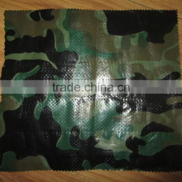 waterproofing camo tarpaulin, pool covering camouflage tarp, rainproof PE tarpaulin