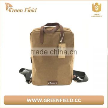 Hot Selling kraft paper Shoulder Bag eco computer backpack