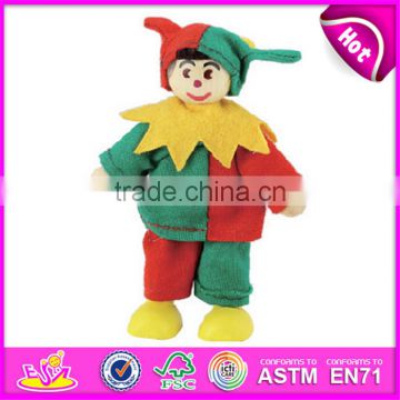 2016 wholesale funny toy wooden puppets for children W06D016