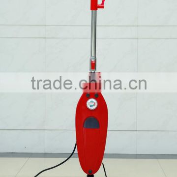 2 In 1 Red And White Steam Mop And Sweeper