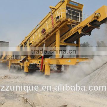 Mobile Type Building Waste Crushing & Screening Plant for Recycling