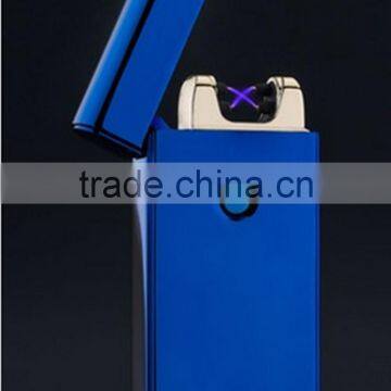 newest top quality double arc lighter zinc alloy plasma x lighter