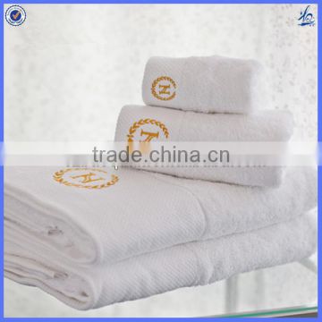 luxury embroidered hotel and motel towels sets/bath towel