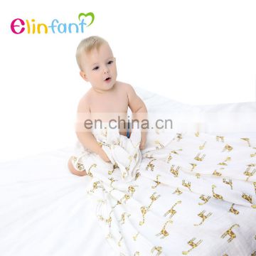 100%Cotton Material and Knitted Technics jersey knit baby swaddle blanket