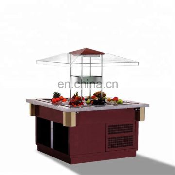 Supermarket Or Restaurant Commercial Cool Storage Cabinet Salad Bar Refrigerator