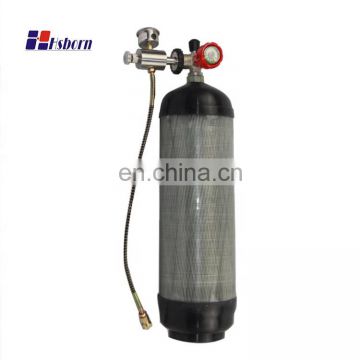 4500 Psi 300 bar small mini portable dive oxygen tank cylinder