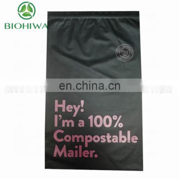Biodegratable courier bags two seals