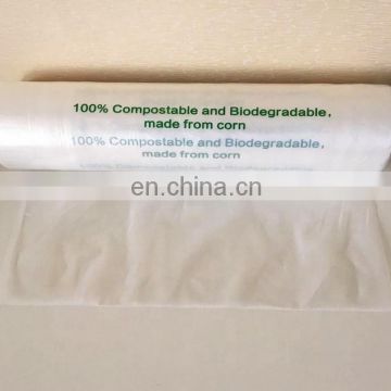 fresh vegetables packaging plastic bag on roll