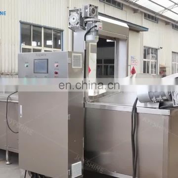 with CE certificate banana chips automatic type continuous gas oil frying machine