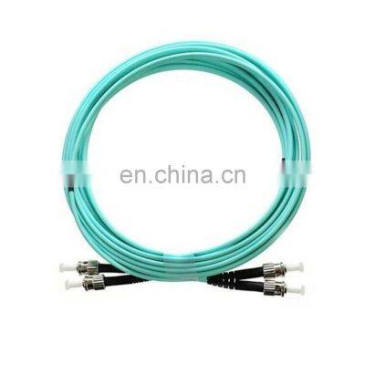 ST Duplex OM3 50/125 Multi mode Fiber Optic Patch cord cordon de raccordement en fibre ST Fiber Jumper st fiber optic patch cord