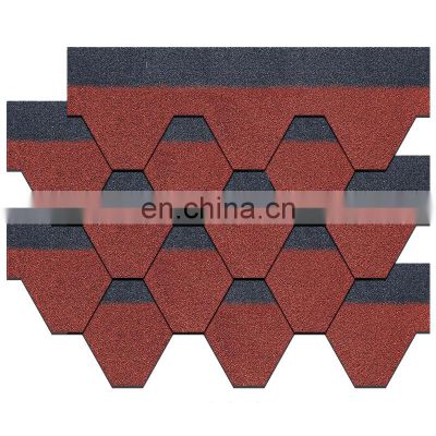 Waterproofing underlament asphalt shingle  roofing tiles beautiful cheap 3-TAP type roof tile for sale