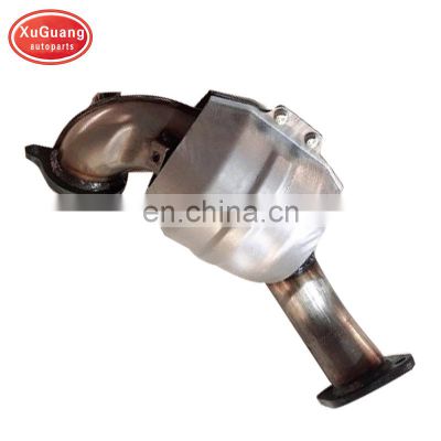 XUGUANG Stainless steel exhaust high quality front catalytic converter for Zotye SR9