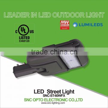 UL 60w LED Outdoor Street Light with Photocell / Surge Protector