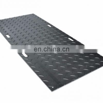 Outdoor support mat polyethylene roadway mats plastic ground protector mat