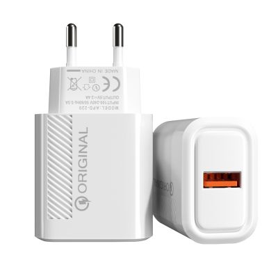 Single Usb Mobile Phone Fast Charger Type-c Travel Fast Charge Adapter 5v2.4a Charger for huawei