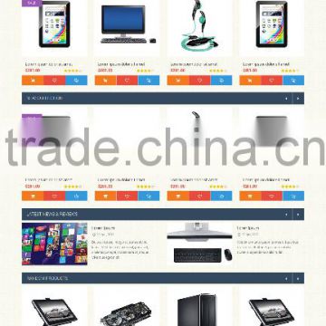 Ecommerce website design for selling online products