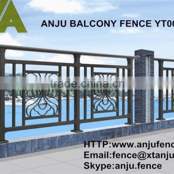 Free sample galvanized steel pipe balcony railing