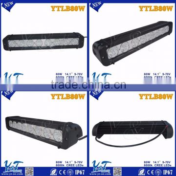 Y&T 2015 Hot Product! 80w straight led light bar, for led straight light bar, 80w led work light