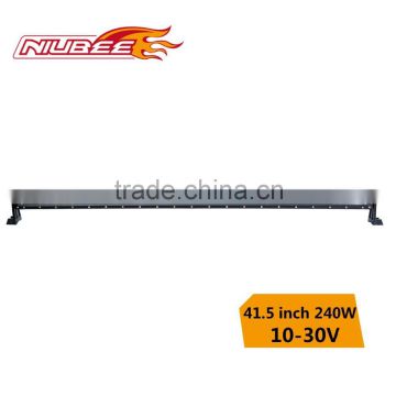 High quality 240W cree led curved light bar cover