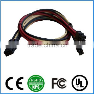 OEM/ODM 8pin Male to 4+4 Pin Female ATX Power Adapter Extension Cable,8pin wiring harness