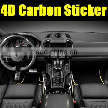 4d carbon fiber car wrap vinyl film size : 1.52*30m per roll