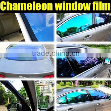 Good quality chameleon tint window film with Cheapest wholesale price 1.52*30m per roll