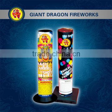 100shots professional wholesale consumer smoke fireworks magical barrage 100s