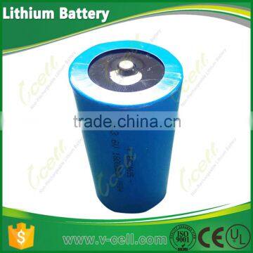 Lithium Battery 3.6V 18000mAh D size ER34615 with UL/CE certified