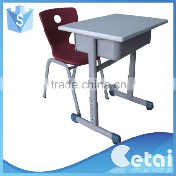 cheap school study student desk and chair 2015 new products made in china