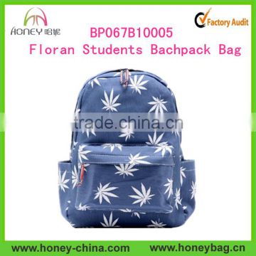 2016 Fashion Floral Printed Student School Backpack Bag Korean Hot Selling New Style Backpack                        
                                                Quality Choice