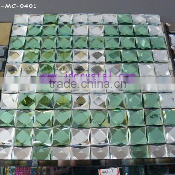 classic cut crystal mirror mosaic tile