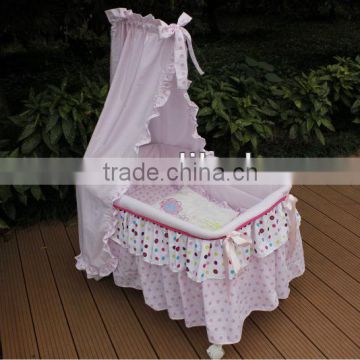 Colourful Embroidery Baby Crib Bedding set